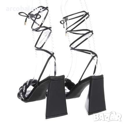 Дамски сандали на висок ток, 3цвята , снимка 8 - Сандали - 40442533