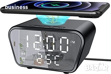 Будилник с безжично зареждане Смартфони, снимка 3 - Други стоки за дома - 40655836