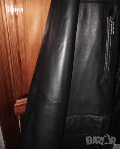 DANIEL HECHTER PARIS Оригинал Ново Мъжко Модерно Зимно Яке от Естествена Кожа L , снимка 5 - Якета - 51924325