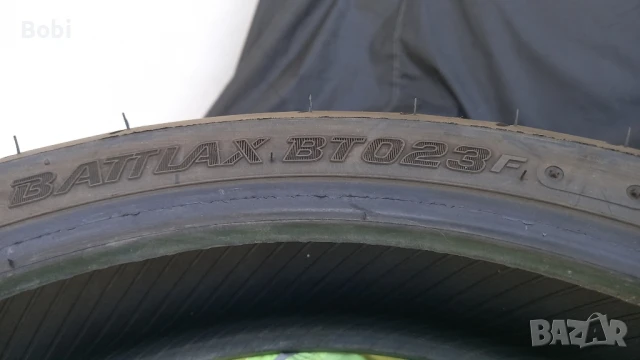 Предна гума за мотоциклет bridgestone battlax bt23 Dot 0421. 120/70/17, снимка 6 - Гуми и джанти - 51234078