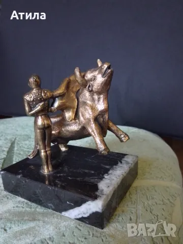 статуетка бронзова 10/9 см, снимка 5 - Статуетки - 49063127