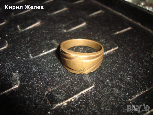СТАР БРОНЗОВ ПРЪСТЕН с ПЕЧАТИ 14К и 585 за КОЛЕКЦИЯ МАЙСТОРСКИ ВИНТИДЖ РЕТРО СТИЛ 20791, снимка 10 - Антикварни и старинни предмети - 32175857