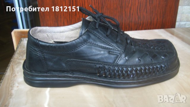 Нови кожени и шити български обувки, снимка 3 - Мъжки сандали - 29710365