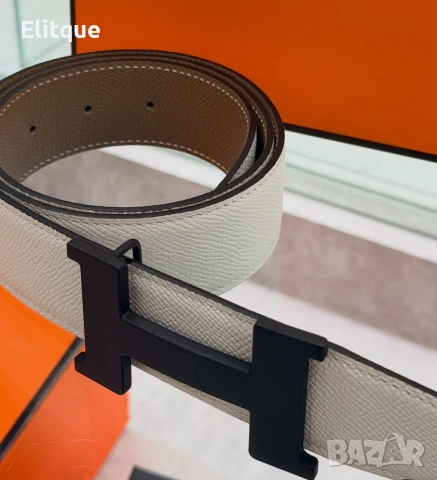 колани от естествена кожа в кутия hermes 