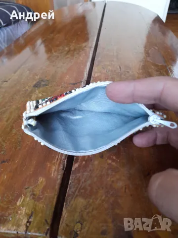 Старо мънистено портмоне #15, снимка 4 - Други ценни предмети - 50057804