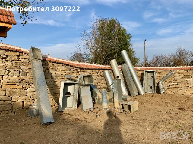 Въздухотводна система, тръби, с топлобменник/рекуператор демонтирана от ресторант, снимка 1