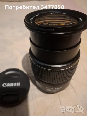 Обектив Canon EF-S 15-85 mm 1:3,5-5,6 IS USM, снимка 3 - Обективи и филтри - 55949979