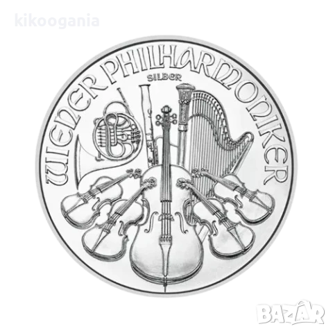 31.1 гр. ( 1 toz. ) Сребърна Монета Филхармония