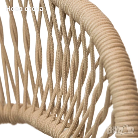 Трапезен плетен стол 58*63*82 см, снимка 3 - Столове - 54031781