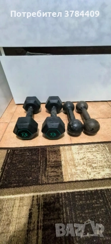 Дъмбели и гири комплект, снимка 3 - Фитнес уреди - 53066210