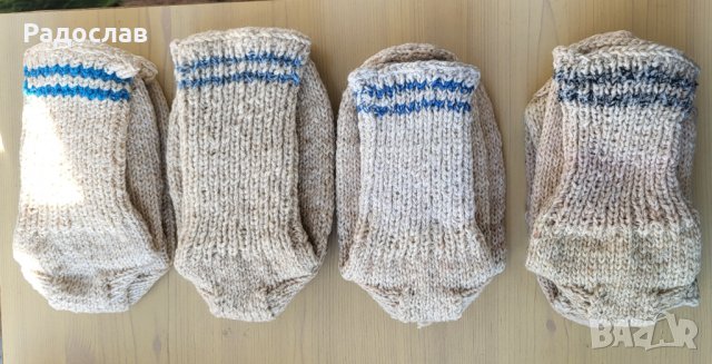 Продавам вълнени чорапи ръчна изработка размери, снимка 3 - Други - 27566831