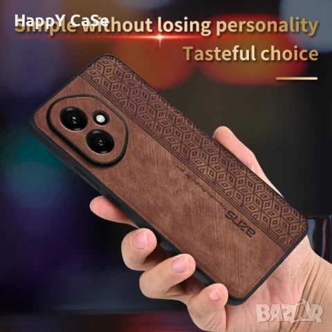 Honor 400 / 400 Pro / AZNS LEATHER Кожен кейс гръб калъф, снимка 2 - Калъфи, кейсове - 51390235