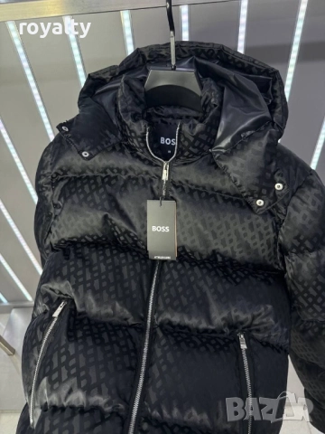 Boss Луксозно Черно Мъжко Яке , снимка 2 - Якета - 52063972