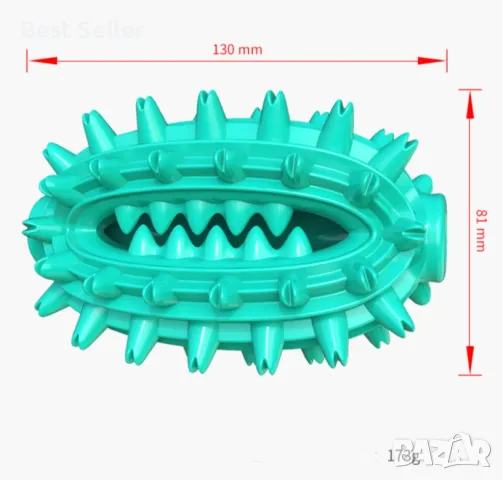 Играчка кактус – четка за зъби за домашни любимци, снимка 2 - За кучета - 48523995