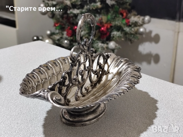 Антикварен Посребрен Лъжичник WMF, снимка 8 - Антикварни и старинни предмети - 52347519