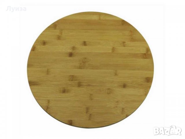 Бамбуково въртящо се плато за сервиране!, снимка 4 - Прибори за хранене, готвене и сервиране - 30410654