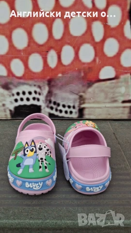 Английски детски кроксове-BLUEY, снимка 5 - Детски маратонки - 54211577