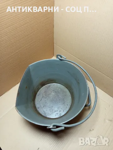 Соц Стар Метален Съд За Въглища., снимка 8 - Антикварни и старинни предмети - 50011706