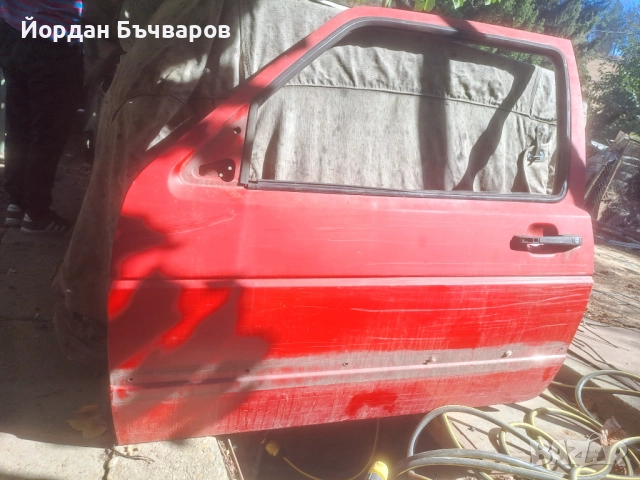 Лява (шоф.) врата за VW Golf & Jetta Mk2  1990г. цялото стъкло купе  със 2 врати.