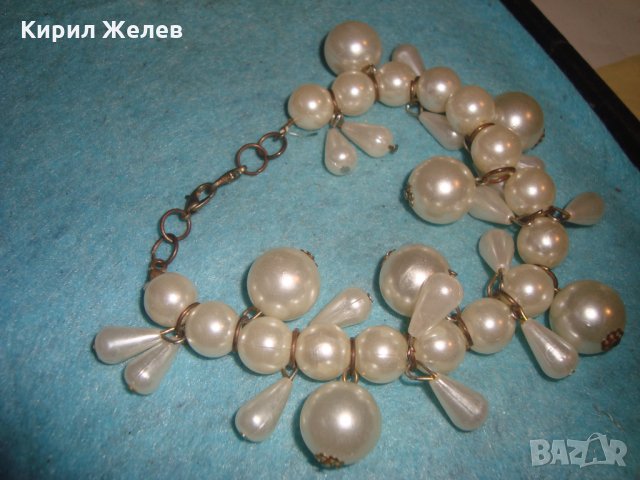 ЕФЕКТНА АРТ ГРИВНА ПЕРЛЕН ТИП 76821, снимка 3 - Гривни - 35119880