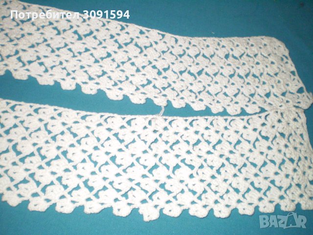 Плетена на една кука дантела лента, снимка 3 - Други ценни предмети - 42252084