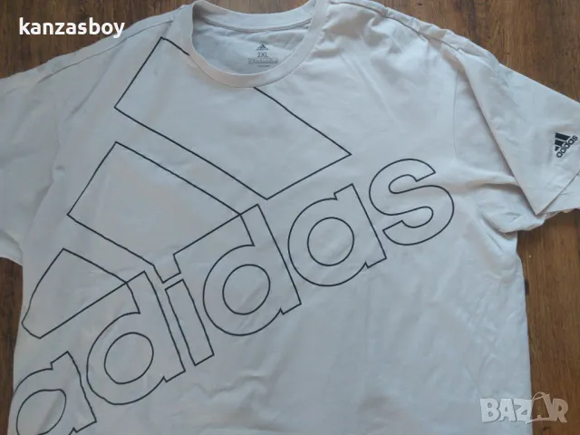 adidas Giant Logo Tee - дамска УГОЛЕМЕНА тениска 2ХЛ КАТО НОВА , снимка 3 - Тениски - 47324938