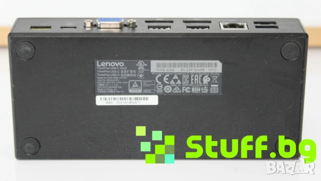 Докинг станция Lenovo ThinkPad 40A9, снимка 4 - Части за лаптопи - 51116913