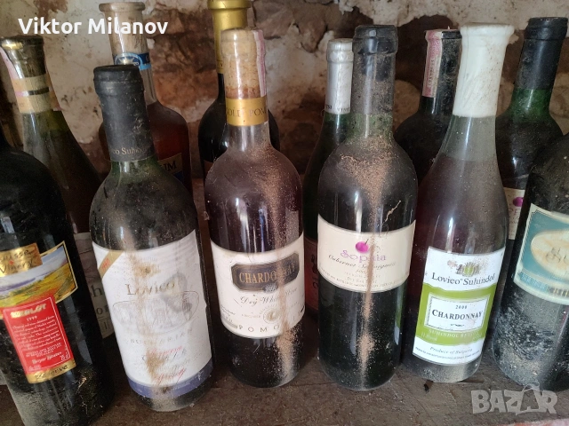 Стари бутилки с вино, снимка 8 - Антикварни и старинни предмети - 53897309