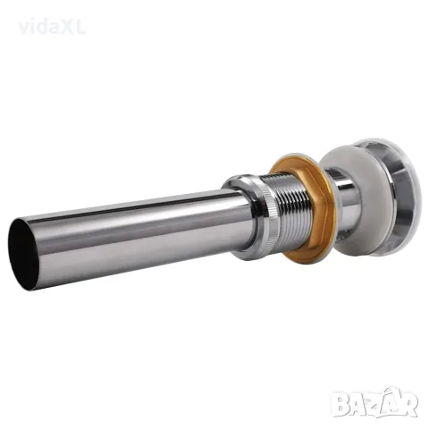 vidaXL Клик сифон за мивка, неръждаема стомана, снимка 2 - Мивки - 56146280