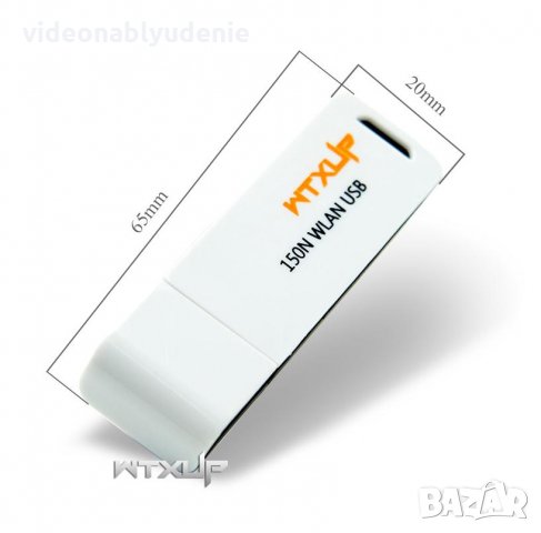 Универсален Мини USB2 WiFi Wlan 802.11 B/G/N Безжичен Адаптер за NVR/DVR/XVR Автомобил GPS Навигация, снимка 2 - Мрежови адаптери - 29954599