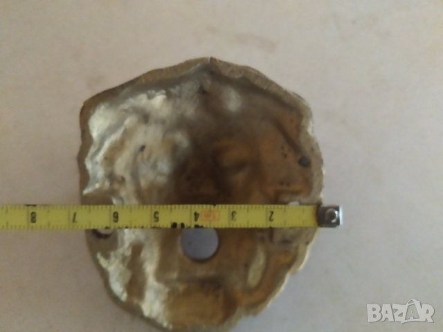 бронзова шпионка за врата-лъвска глава, снимка 4 - Други ценни предмети - 38919485