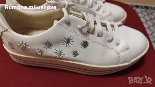 Дамски бели кецове, снимка 3 - Кецове - 52900290