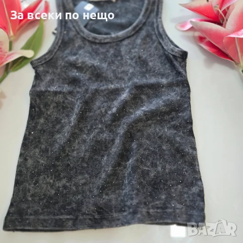 Дамски Ежедневен Спортен Летен Потник С Апликация От Камъни - 2 Цвята Код VL-97, снимка 5 - Потници - 50828885