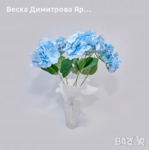 Луксозни букети от изкуствени хортензии – елегантна украса без грижи, снимка 8 - Други - 50322297