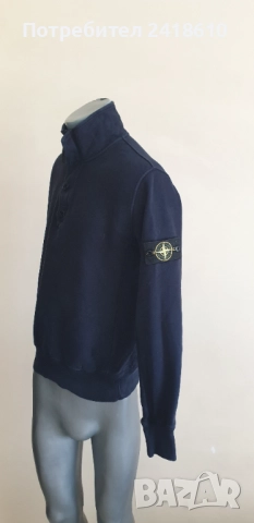 Stone Island Half Zip Mens Size S ОРИГИНАЛ! Мъжки Суичер!, снимка 6 - Суичъри - 51532805