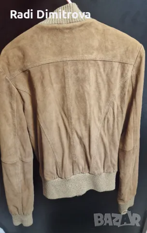 Дамско яке от естествен велур Zara, снимка 2 - Якета - 49274555