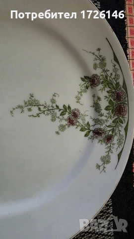 Порцеланова чиния на RTH Czechoslovakia , снимка 3 - Чинии - 54351889