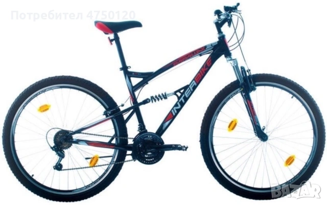 Велосипед със скорости Interbike - Parallax, 29'', черен, снимка 2 - Велосипеди - 53996498