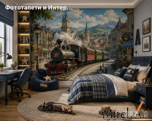 Дизайнерски фототапети за детска стая , снимка 9 - Декорация за дома - 56160434