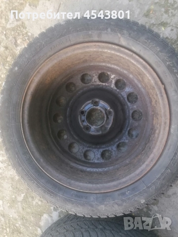 Продавам 2 бр джанти, железни 5/108. 225 /55/16.Подходящи за Peydeot. , снимка 4 - Гуми и джанти - 52248206