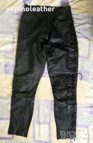 Рокерски кожен панталон - разни видове и размери, от 30 до 90 лв., снимка 3 - Панталони - 13072188