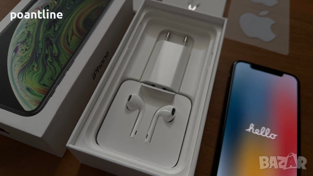 като нов iPhone XS Space Grey 64GB + EarPods и зарядно за айфон, снимка 3 - Apple iPhone - 53269404