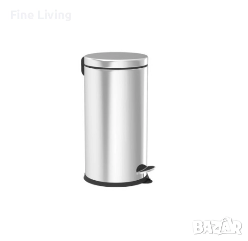 Кофа за смет с педал Vinoks 409400, 3л., инокс, снимка 4 - Аксесоари за кухня - 52731281