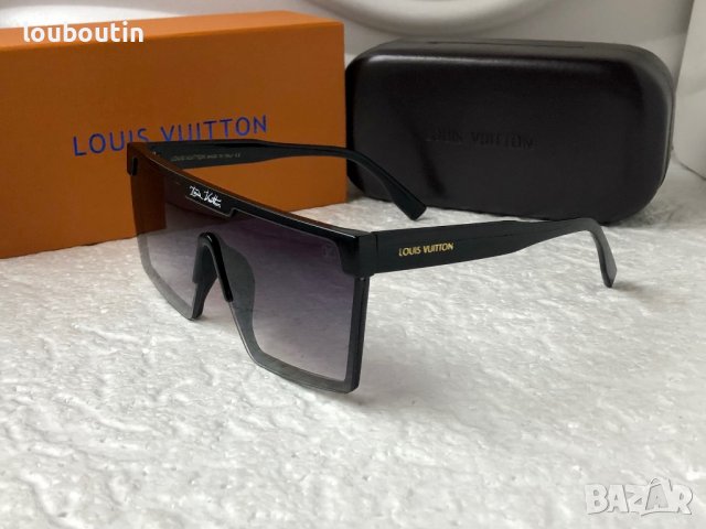 Louis Vuitton 2023 висок клас мъжки слънчеви очила маска Дамски Унисекс, снимка 8 - Слънчеви и диоптрични очила - 39000215