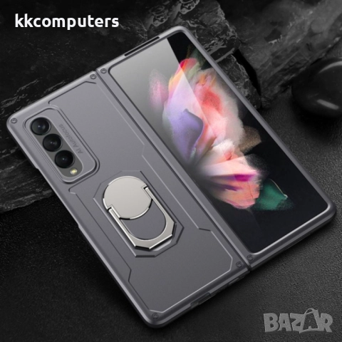 Samsung Galaxy Z Fold3 5G Удароустойчив Ring Holder Калъф и Стилус, снимка 9 - Калъфи, кейсове - 52807253