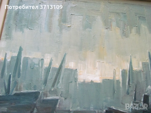 Картина, художник GUNNAR SÖDERMAN (1900-1974) масло, подпис, снимка 5 - Картини - 51513343