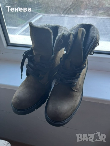 Зимни дамски боти велур, снимка 3 - Дамски боти - 52231777