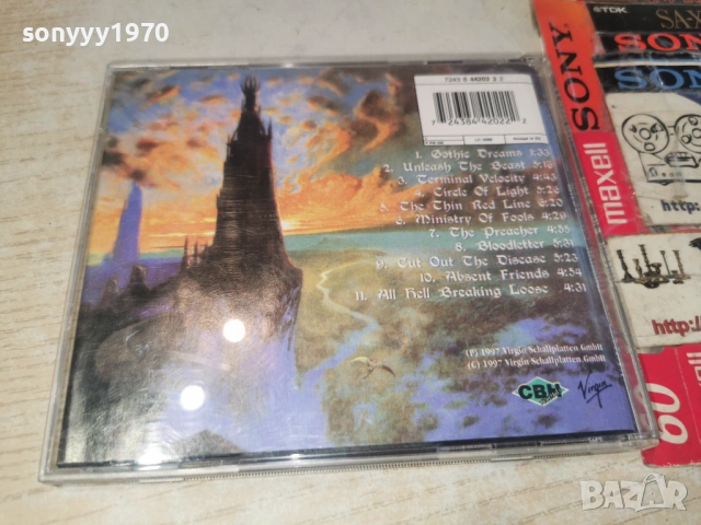 SAXON CD 0202261320, снимка 3 - CD дискове - 53321815