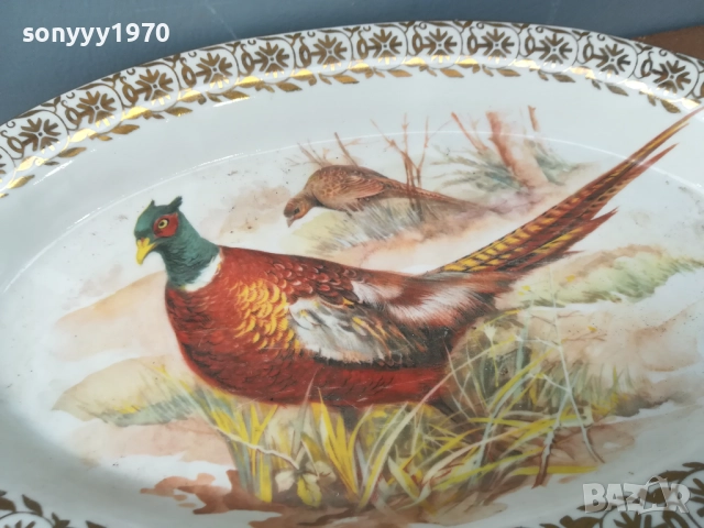 ГОЛЯМА ПОРЦЕЛАНОВА ЧИНИЯ С ФАЗАН 0909251142LCHERY, снимка 15 - Антикварни и старинни предмети - 51651529