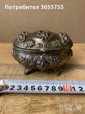 Уникално красива метална кутия за бижута-Царство България-2, снимка 3 - Други ценни предмети - 35179027